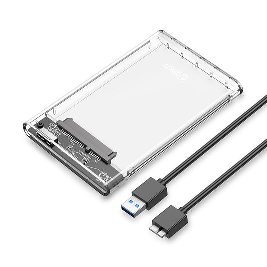 Orico 2.5-Inch Hard Drive Enclosure Transparent USB 3.0