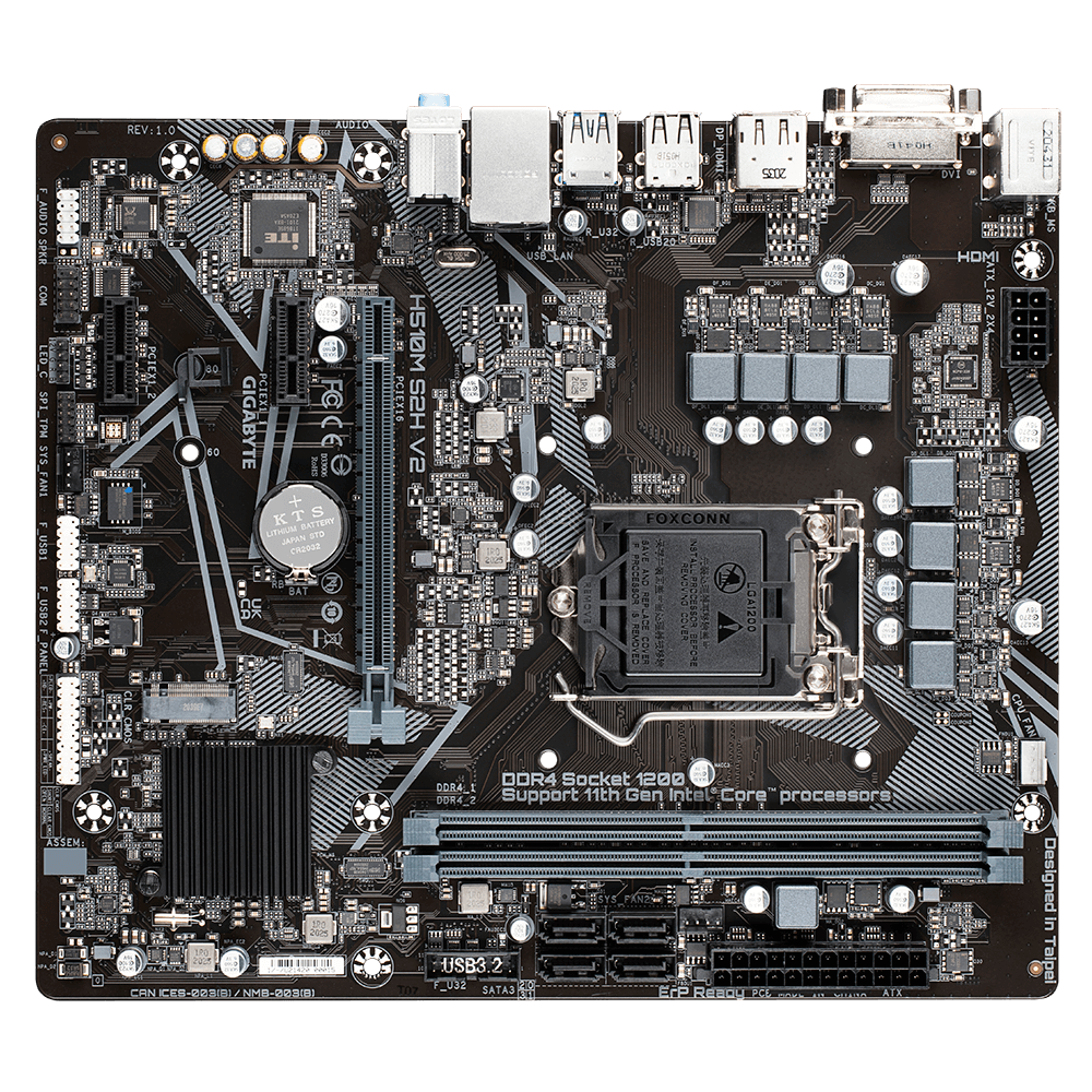GIGABYTE H510M S2H V2 Micro-ATX Motherboar
