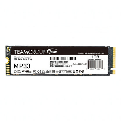 TEAMGROUP MP33 1TB M.2 2280 NVMe PCIe SSD