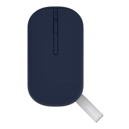 ASUS Marshmallow Mouse MD100 Wireless Mouse - Quiet Blue