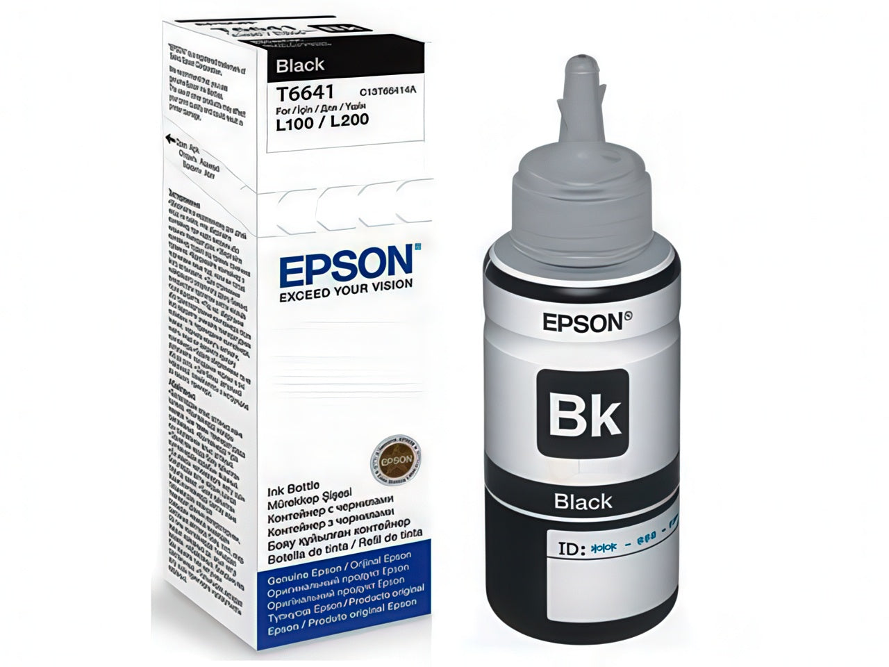 Epson T6641 Black Ink Bottle