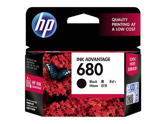 HP 680 Black Original Ink Advantage Cartridge