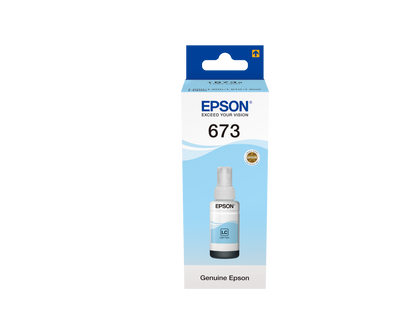 Epson T6735 Light Cyan Ink Bottle