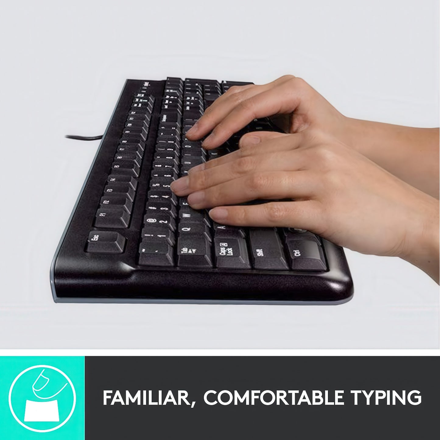 Logitech MK120 Corded Keyboard and Mouse Combo