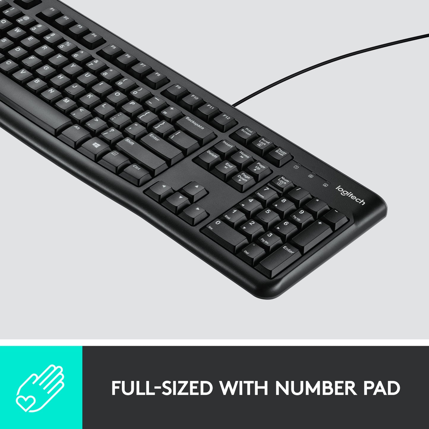 Logitech MK120 Corded Keyboard and Mouse Combo
