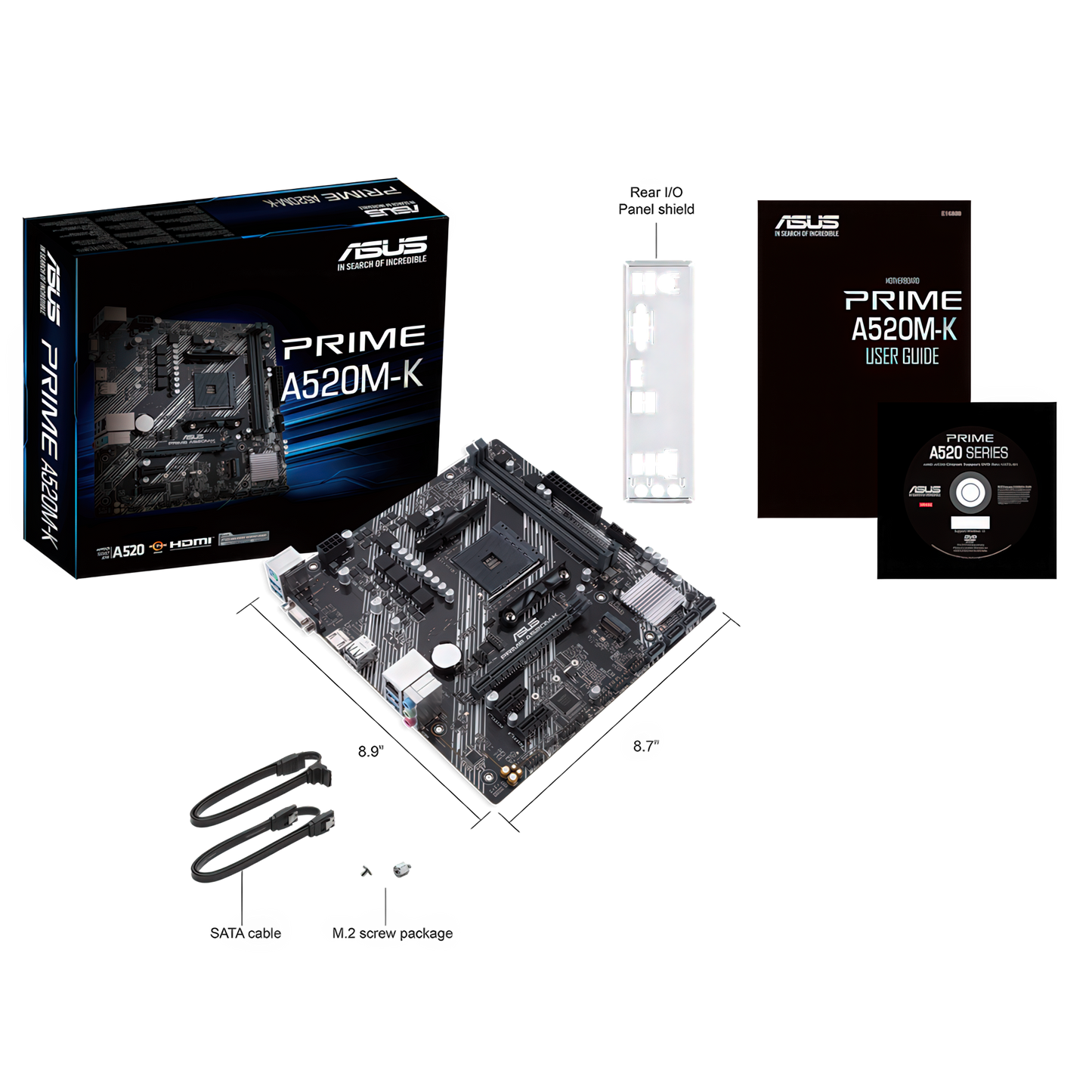 ASUS PRIME A520M-K Micro-ATX Motherboard