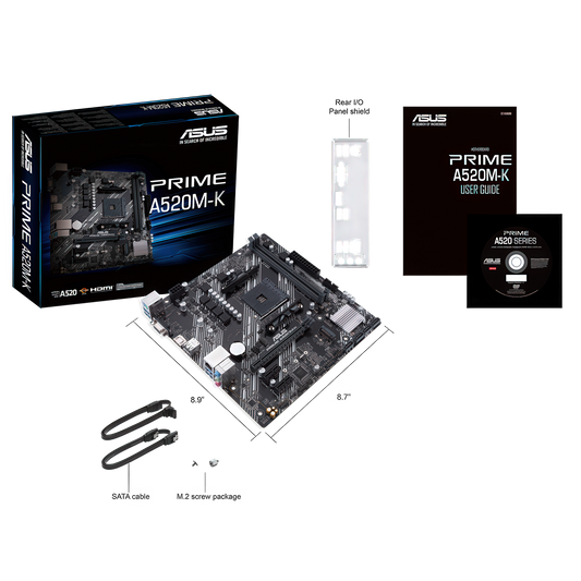 ASUS PRIME A520M-K Micro-ATX Motherboard