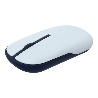 ASUS Marshmallow Mouse MD100 Wireless Mouse - Quiet Blue