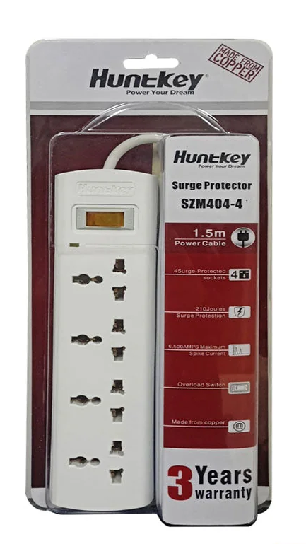 Surge Huntkey 4 Socket 2Mtrs 210