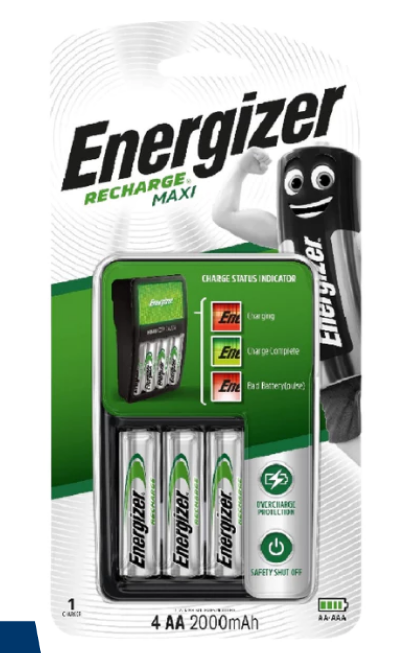 ENERGIZER CHVCM4 MAXI WITH BATTERY