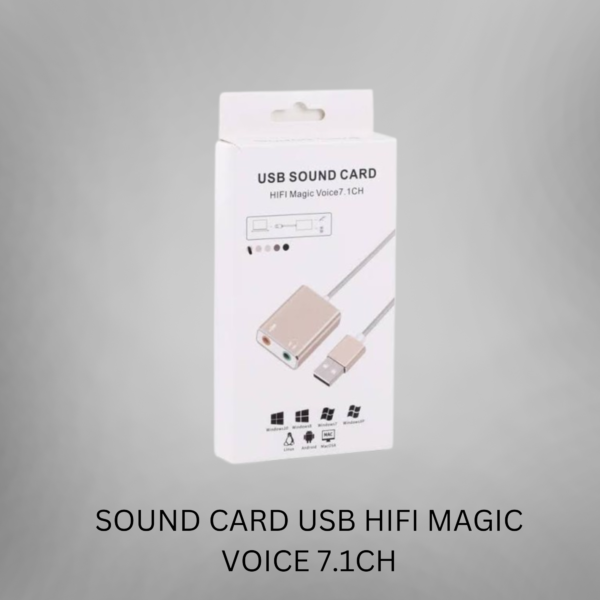 Sound Card USB HIFI MAGIC VOICE 7.1CH