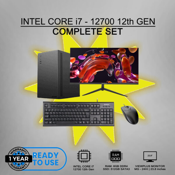 Intel Core i7 – 12700 12th Gen