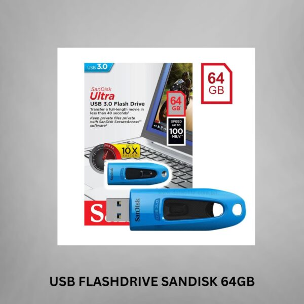 SANDISK 64GB USB FLASHDRIVE