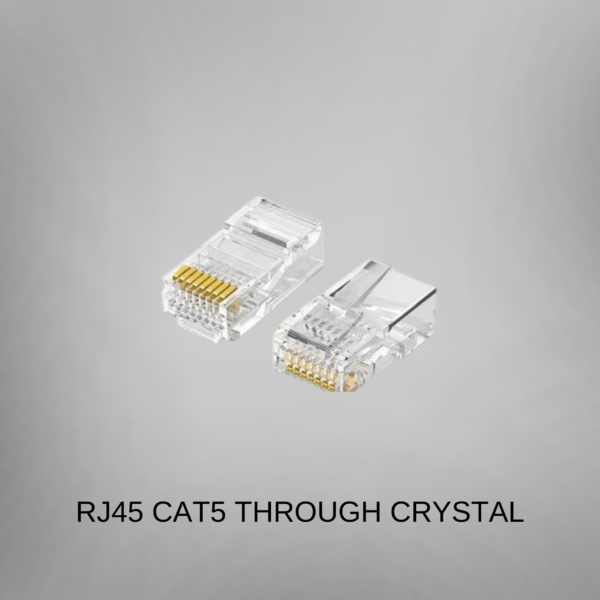 RJ45 CAT5 Network Crystal Ethernet Head Connector